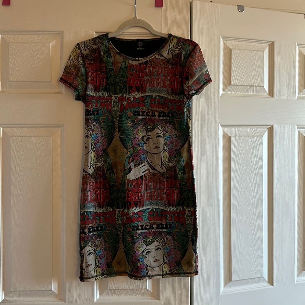 Urban Outfitters Bodycon Festival Print Dress